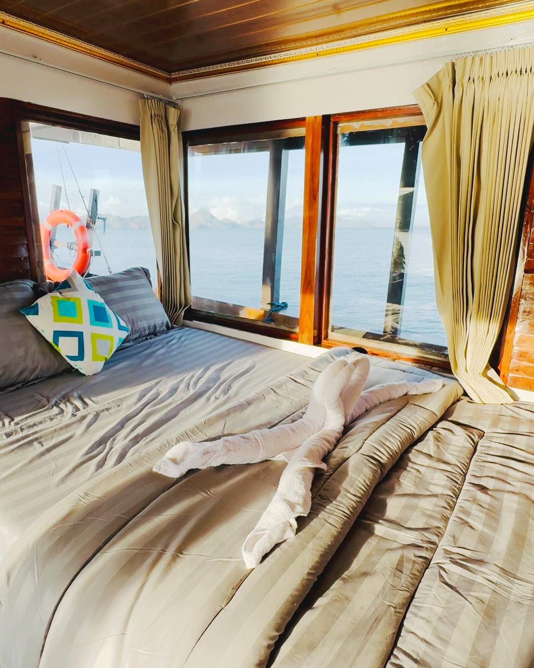 Sea View Cabin, main deck (Papua · Maluku) – Princess Nabila Phinisi